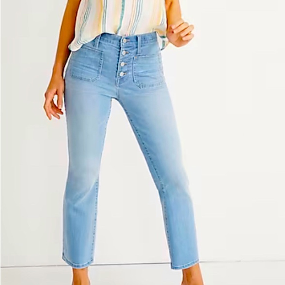 Madewell Calli Demi-boot jeans in Quince wash size 28